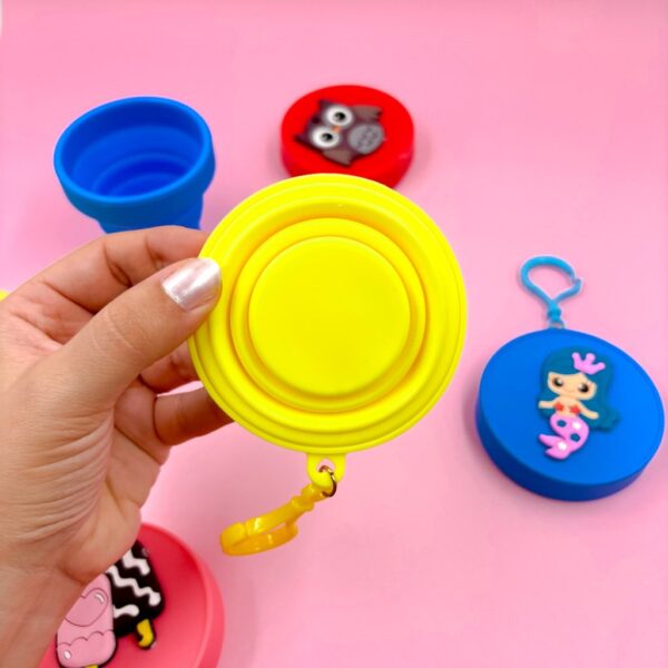 Copo Retrátil Silicone - Pacote 3 Und