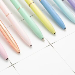 Caneta Premium pastel Bolinhas