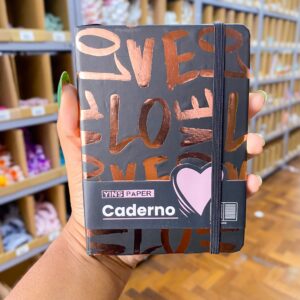 Caderneta Love c/ Pauta A6 96 Fls 14,5 x 10,5 cm - YINS PAPER - UND