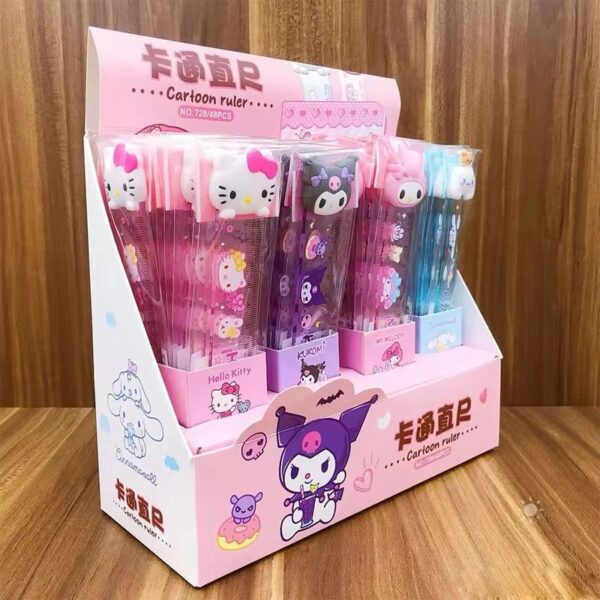 Régua Turma Hello Kitty - Cx 48 Und