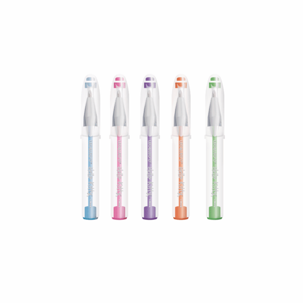 Caneta Gel Mini Hello Kitty 1.0mm Leo e Leo - Blister 5 Und