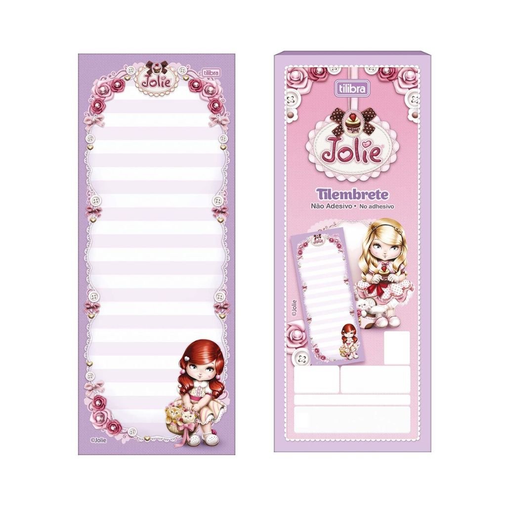 Bloco de Notas Tilembrete G 82 x 209mm JOLIE - TILIBRA - UND