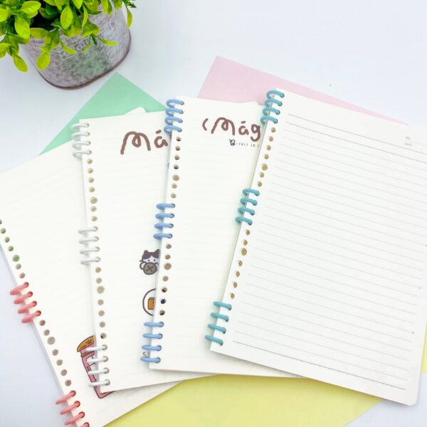 Caderno B5 Espiral Reposicionável Magical Cat 64 Fls 17,8x25,2cm - IMPORTADO - UND