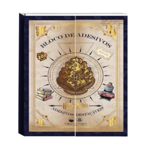 Caderno de Adesivos c/ 200 adesivos Harry Potter - DAC