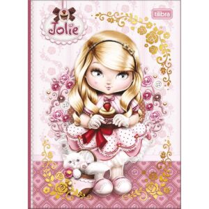 Caderno Colegial Costurado LUXO 80 fls JOLIE - TILIBRA - UND