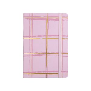 Caderno A6 Capa Dura Rosa c/ Dourado 80 Fls - SKYPAPER - UND