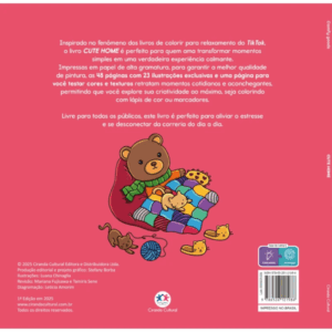 Livro de Colorir Cute Home - CIRANDA - UND