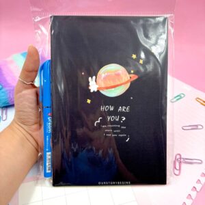 Kit Caderno Rabbit Space + Caneta