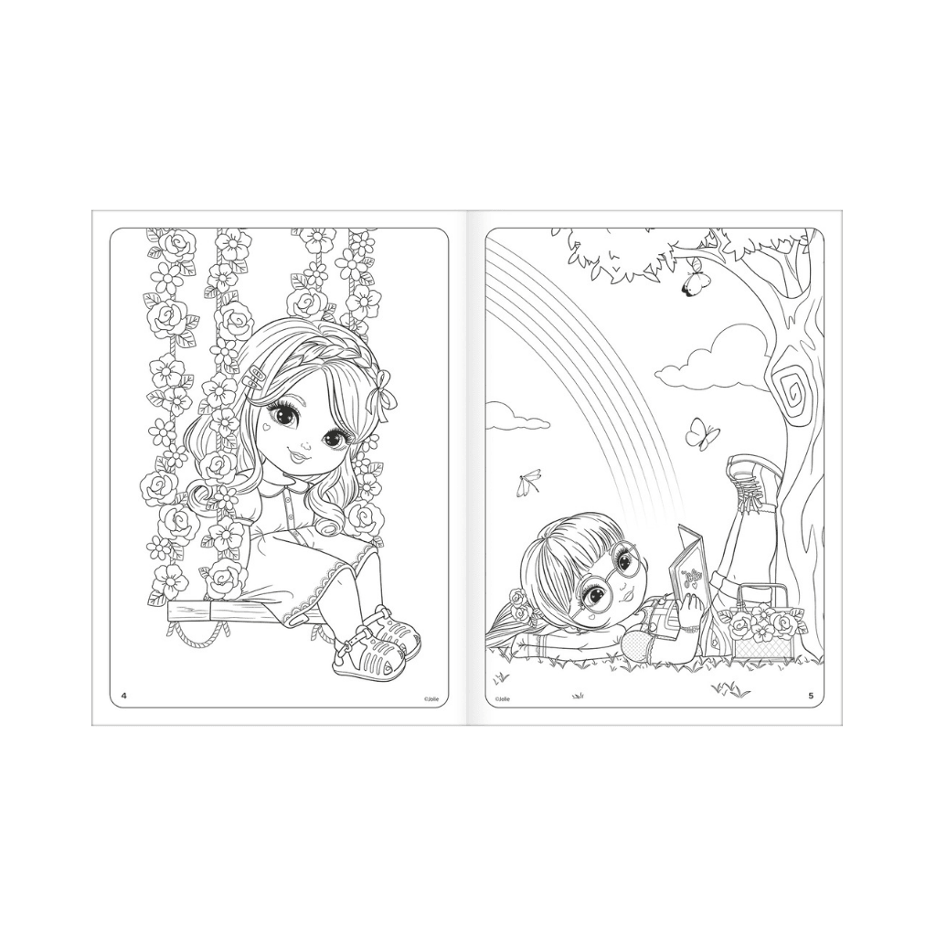 Álbum para Colorir Livro JOLIE - TILIBRA - UND