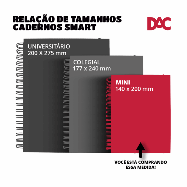 Caderno Smart Mini 10 Matérias Disney Stitch DAC