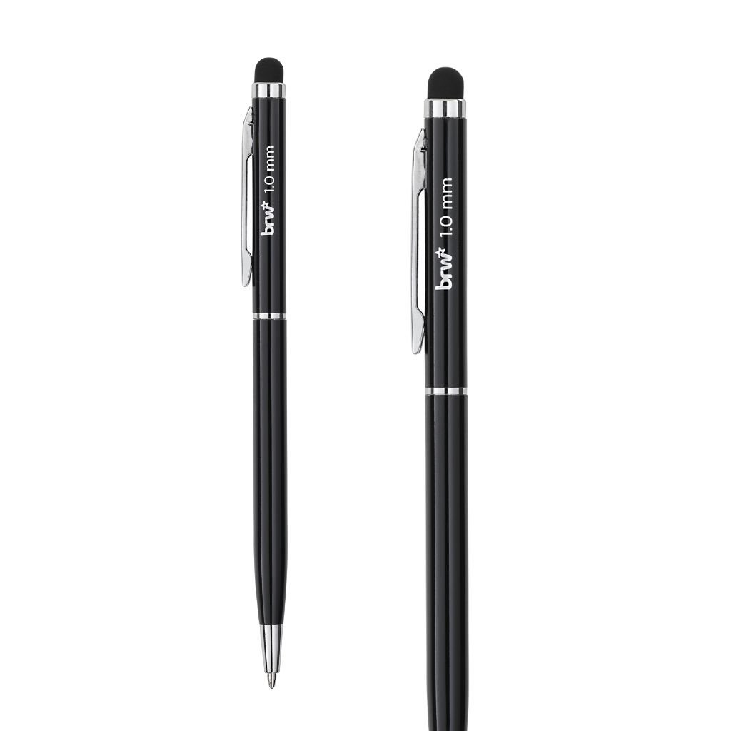 Caneta Esferográfica Metálica 1.0mm c/ Touch - BRW - UND