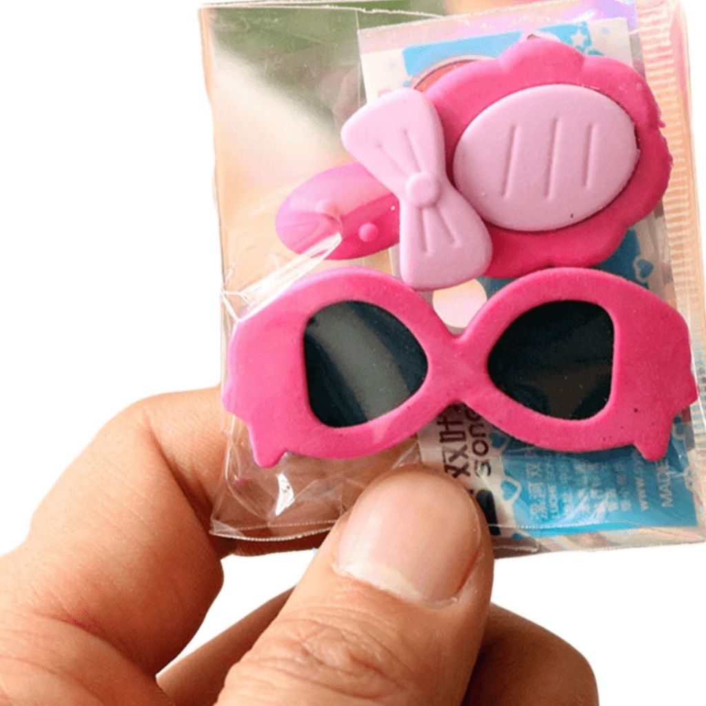 Borracha Fofa 3D Girl Power - PACOTE 6 UND