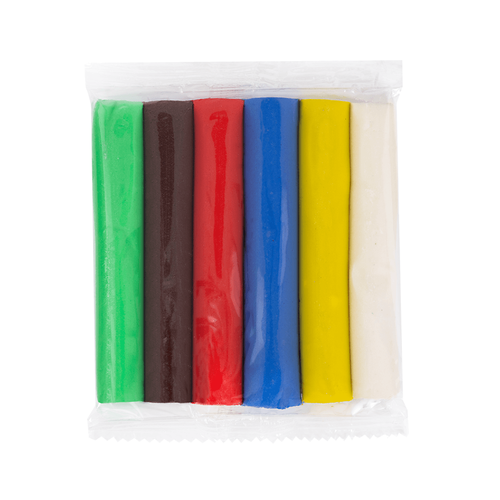 Massinha de Modelar 90g 6 Cores - BRW - BLISTER