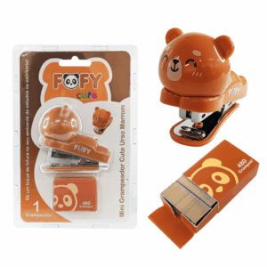 Mini Grampeador Ursinho Cute FOFY - BLISTER