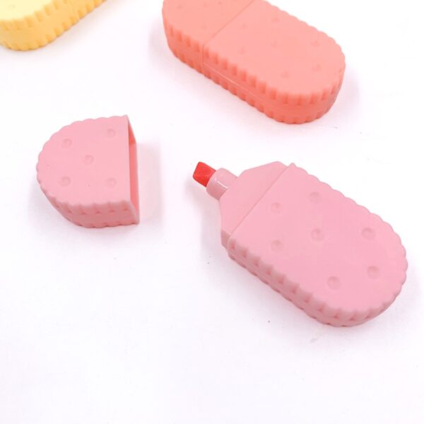 Marca texto Fofo Biscoito 6 Cores