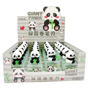Apontador Quadrado Panda - UND