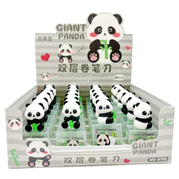Apontador Quadrado Panda - UND
