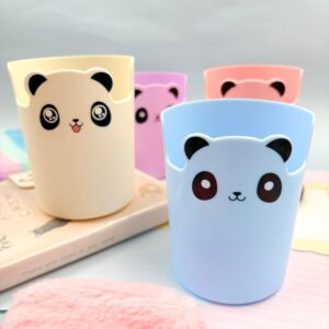 Copinho Porta Canetas c/ Suporte Celular Panda - BRANCO