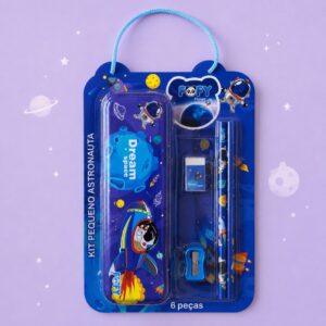 Kit Escolar Pequeno Astronauta 6 Peças - FOFY - BLISTER