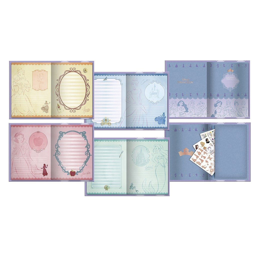 Caderno Diário Journal Princesas Disney 80 fls - DAC