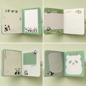 Caderno LUXO c/ Fechamento Panda 10x9x2cm - FOFY - UND