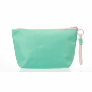 Necessaire c/ Alça Letra Plush Turquesa AMOR 15x25x7cm - FLORIE - UND