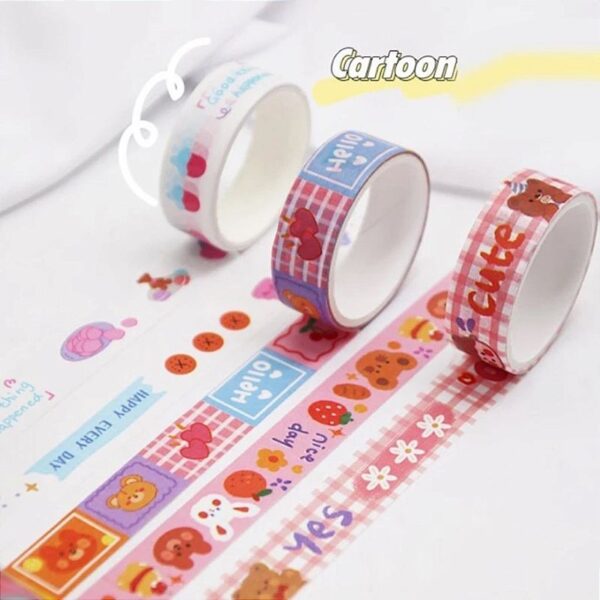 Washi Tape Caixinhas Fofuras Sortidas