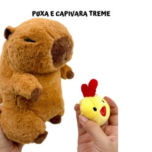 Pelúcia Capivara Pintinho 23 cm