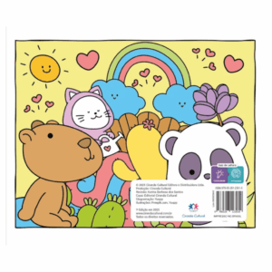 Livro de Colorir Fluffy Animals - CIRANDA - UND