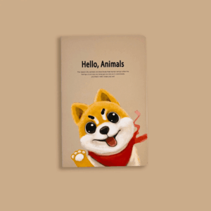 Caderno Grampeado Hello Animais