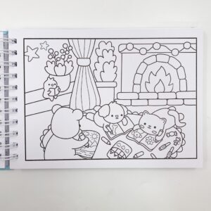 Livro de Colorir Comfy and Cozy Blue - CIRANDA - UND