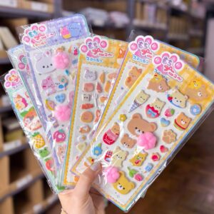 Cartela de Adesivos Puff Squishy 3D Anti Stress - IMPORTADO - UND