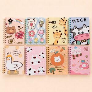 Caderno Capa Dura Aramado Cute Sweet 17,5x12,5cm 80 fls - IMPORTADO - UND
