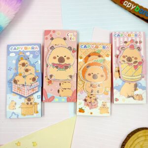 Caderninho Notas Adesivas c/ Velcro Capivara - 2 Und