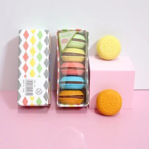 Borracha Macaron Lovelypen - Estojo c/5 Borrachas