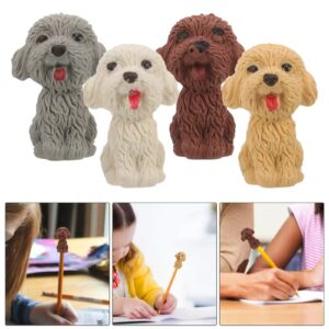 Borracha Fofa 3D Ponteira Dog - IMPORTADO - PACOTE 6 UND