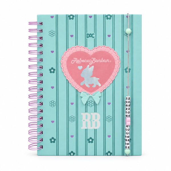 Caderno Smart Colegial Rebecca Bonbon Verde 80 Fls - DAC