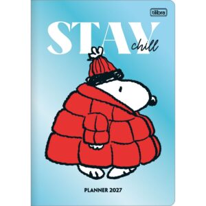 Planner Agenda Grampeado 17,8 x 25,4 cm SNOOPY - TILIBRA - UND