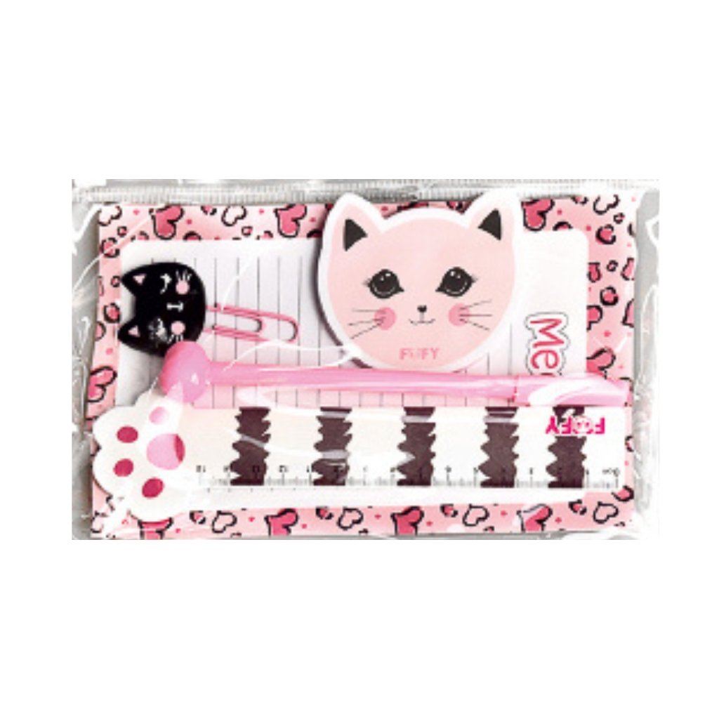 KIT de Anotações GATINHOS 5 Peças - FOFY - UND