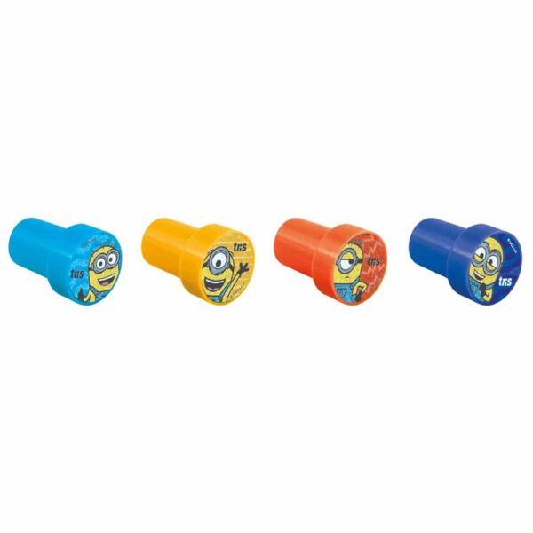 Carimbo Autotintado Minions TRIS - Kit 4 Unidades