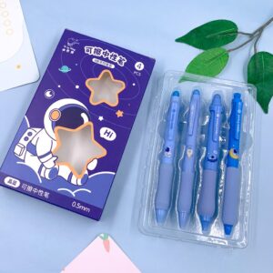 Caneta Esferográfica Apagável Premium Astronauta - Cx 4 Und