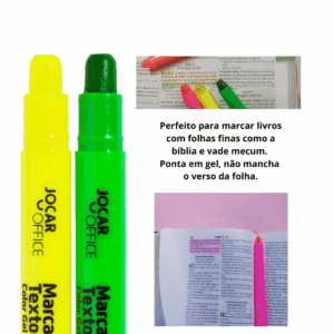Marca Texto Color Gel Sortido - JOCAR OFFICE - UND