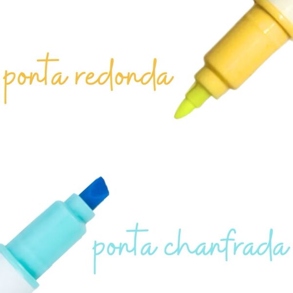 Marca Texto 2 Pontas Perfumado Cats e Dogs 6 Cores - IMPORTADO - BLISTER