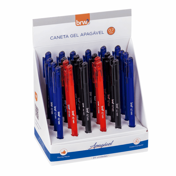 Caneta Esferográfica Apagável 0.7mm Basic BRW