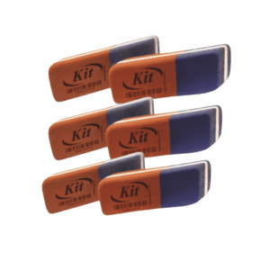 Borracha 2 Cores Apaga lápis/caneta - KIT OFICIAL - 6 UND