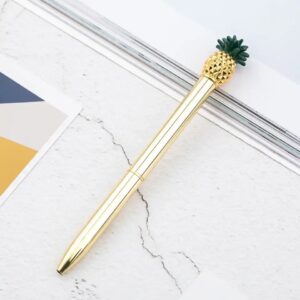 Caneta Premium Metálica Abacaxi