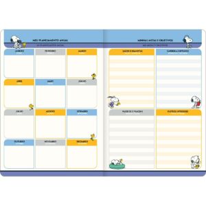 Planner Agenda Grampeado 17,8 x 25,4 cm SNOOPY - TILIBRA - UND