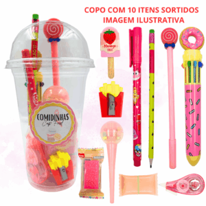 Copo da Felicidade Comidinhas - UND