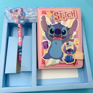 Kit Presenteável Premium Planner Luxo + Caneta STITCH - UND
