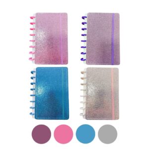 Caderno de Disco 21,5x14,6cm Glitter